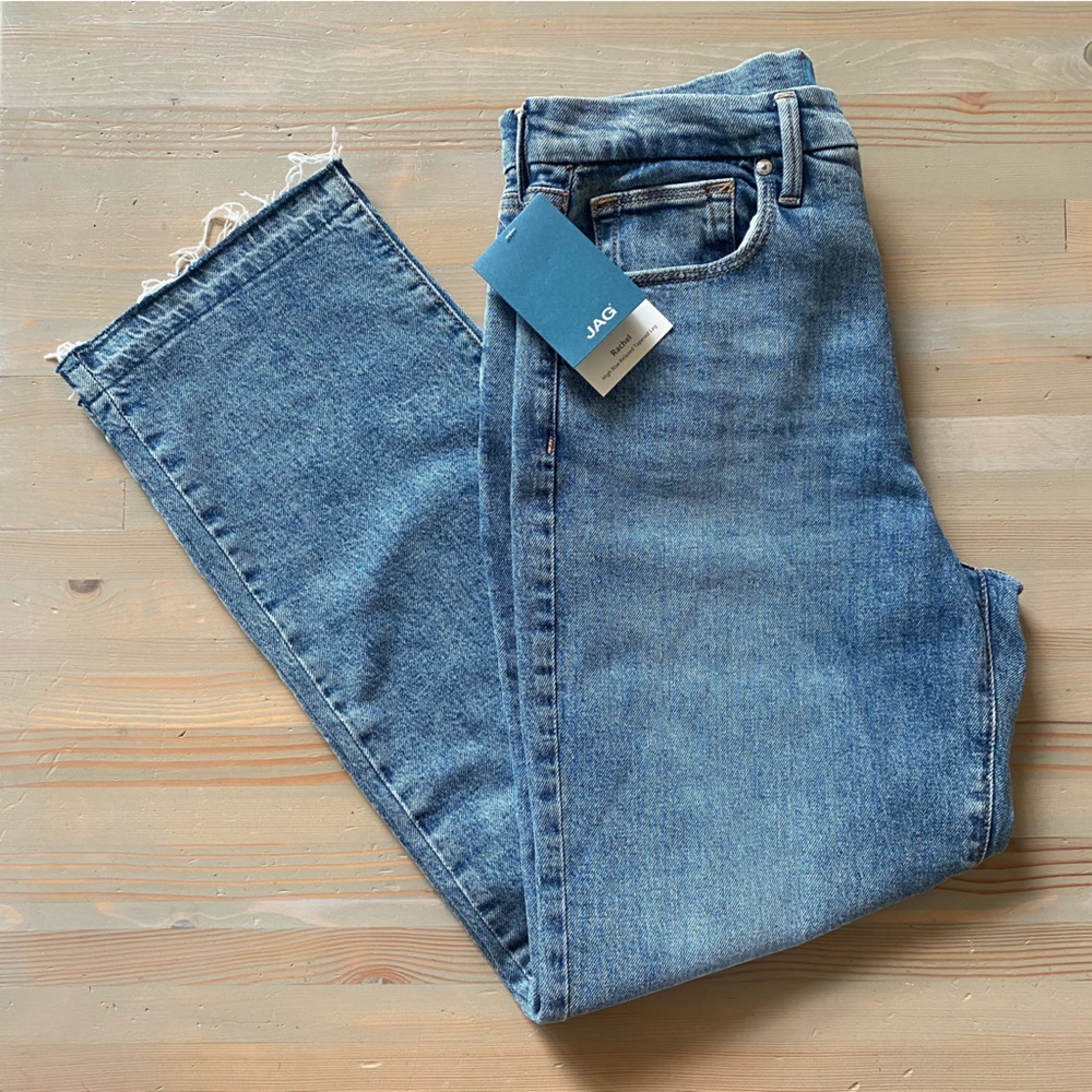 NWT JAG Rachel High Rise Relaxed Tapered Leg Jeans 6 8 10 - Picture 6 of 13